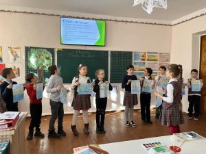 Educația plastică,lecție publică în clasa a III-a