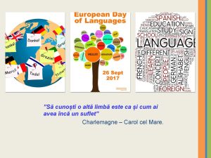 26 Septembrie – ZIUA  LIMBILOR  EUROPENE